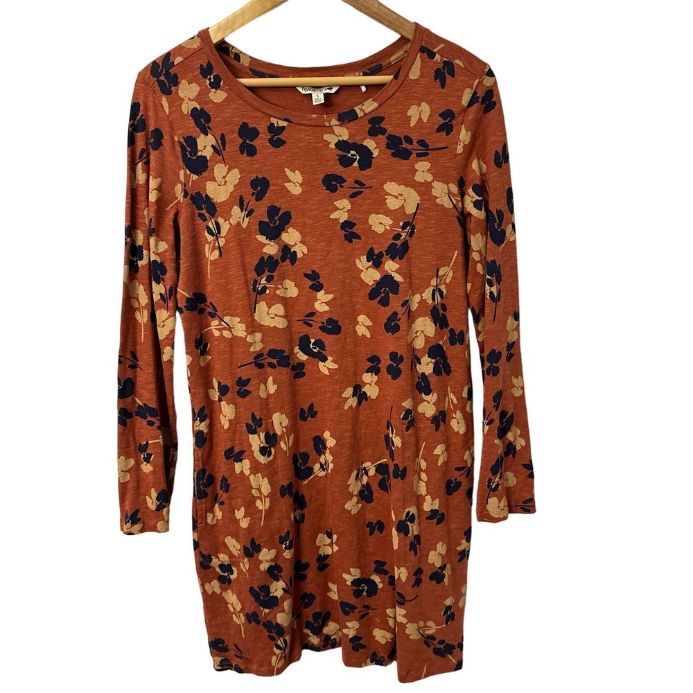 Toad & Co Windmere II Long Sleeve Dress Women’s Small Pockets